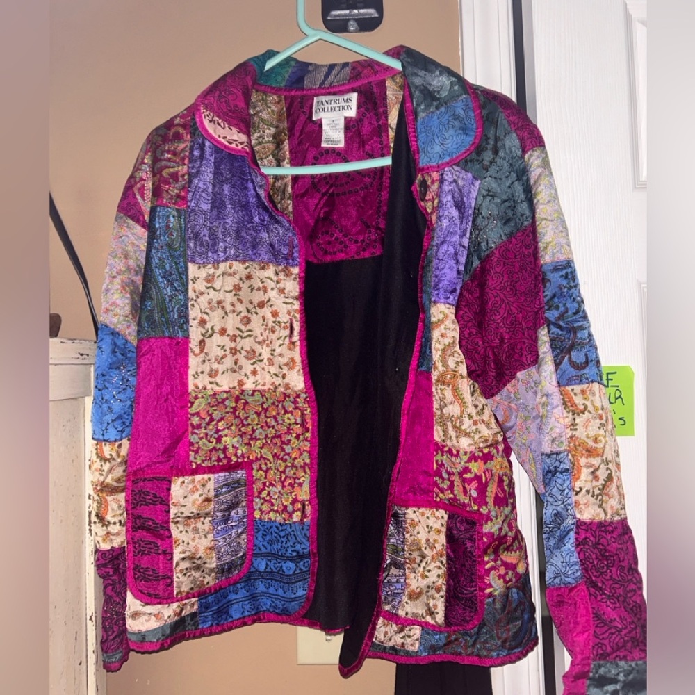 Tantrums Fuchsia Silk Top